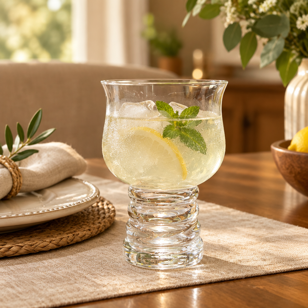Clear Footed Stem Glass - 470ml