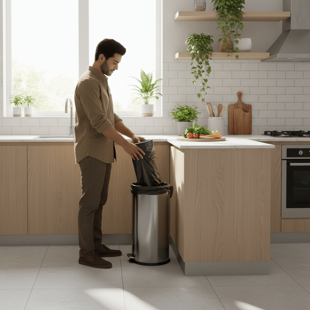 Earthcare Black Garbage Bags 60 Gallon 90x110 cm – 20 Bags x Pack of 2 - Al Kabayel Discount CentreEarthcare Black Garbage Bags 60 Gallon 90x110 cm – 20 Bags x Pack of 2DisposablesEARTHCAREAl Kabayel Discount Centre