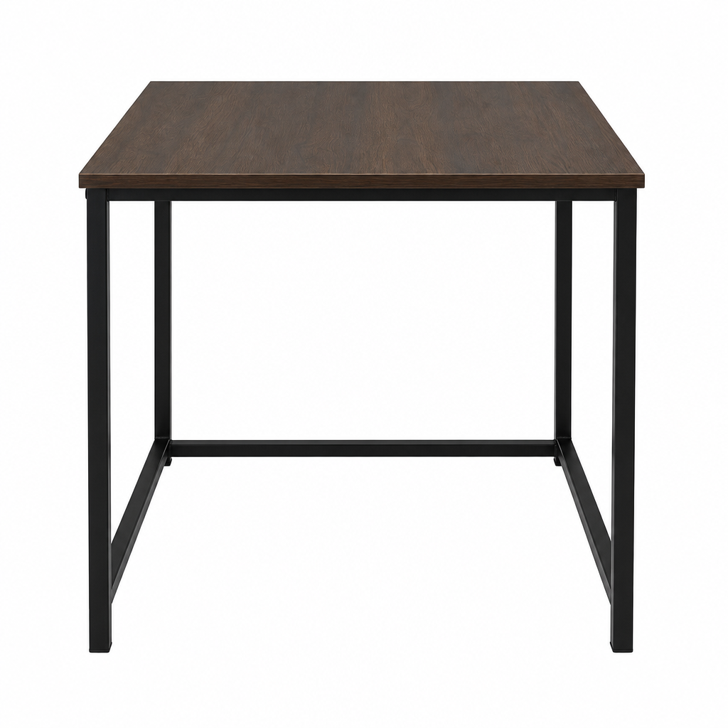 Wooden and Metal Coffee Table - 40×40cm