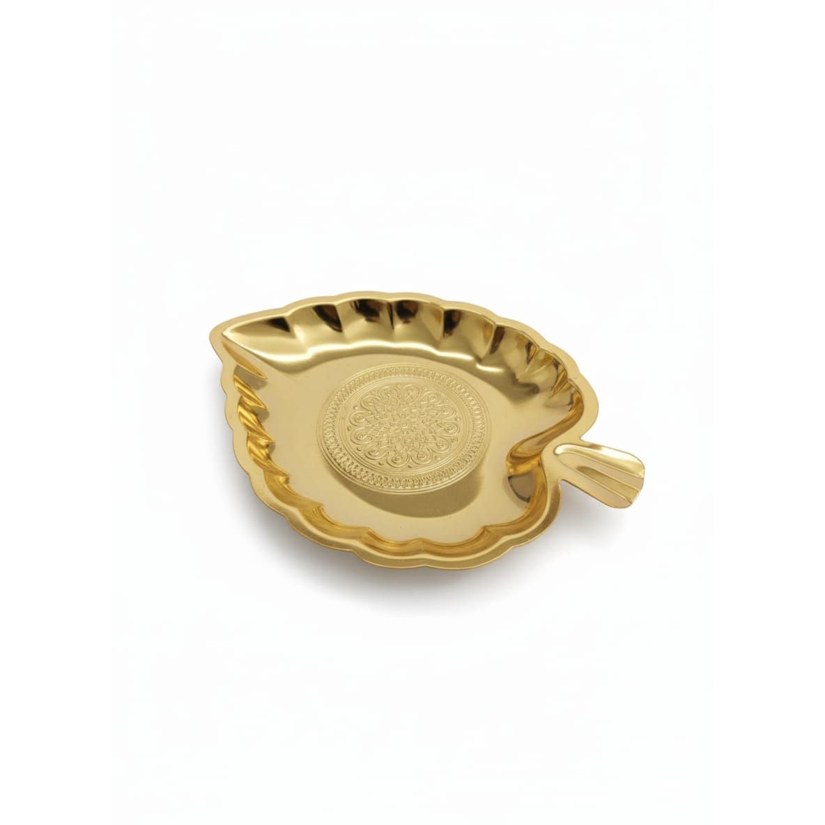 Edelolanz Gold Leaf Shape Steel Tray 19×13 cm – Unique Decorative Accent, Elegant Curved Design, Perfect for Sweets, Dry Fruits, or Jewelry Display - Al Kabayel Discount CentreEdelolanz Gold Leaf Shape Steel Tray 19×13 cm – Unique Decorative Accent, Elegant Curved Design, Perfect for Sweets, Dry Fruits, or Jewelry DisplayServing TraysEDELOLANZAl Kabayel Discount Centre