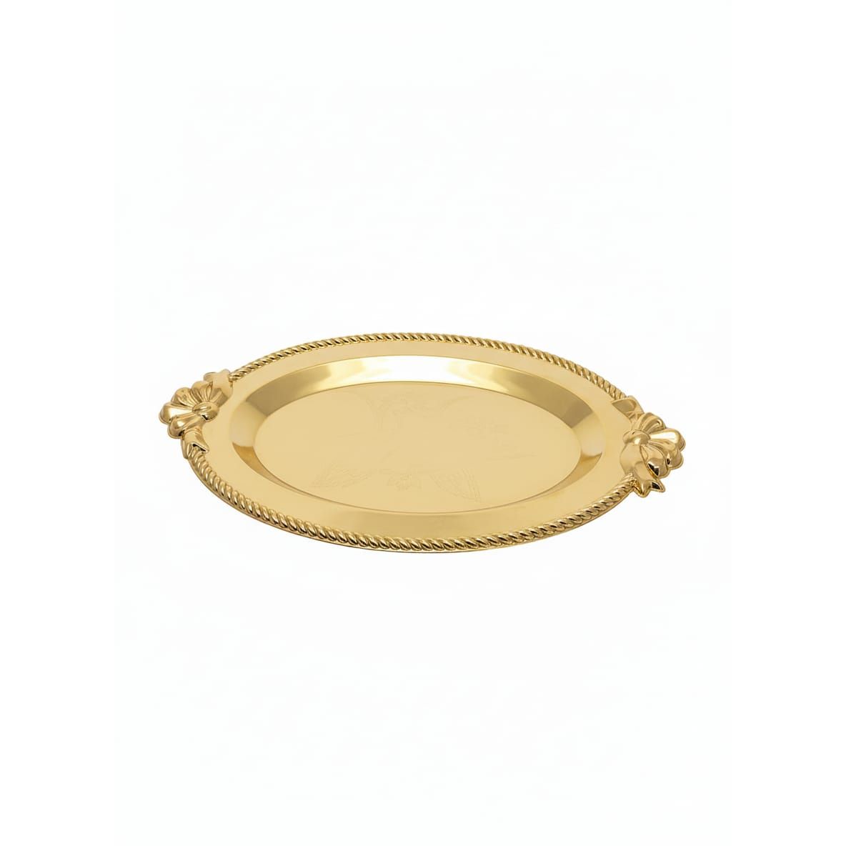 Edelolanz Gold Oval Steel Tray 27×18 cm – Stylish Luxury Tray, Smooth Finish with Glossy Shine, Ideal for Serving or Home Décor Use - Al Kabayel Discount CentreEdelolanz Gold Oval Steel Tray 27×18 cm – Stylish Luxury Tray, Smooth Finish with Glossy Shine, Ideal for Serving or Home Décor UseServing TraysEDELOLANZAl Kabayel Discount Centre