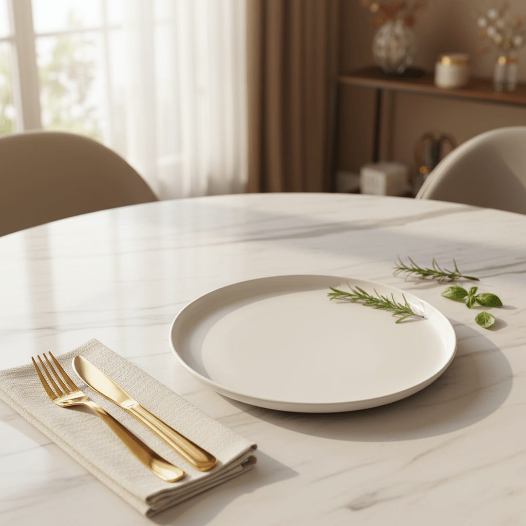 EFE BC Classic White Ceramic Dinner Plate 10.5 Inch – Heavy Duty Serving Plate for Home & Restaurant - Al Kabayel Discount CentreEFE BC Classic White Ceramic Dinner Plate 10.5 Inch – Heavy Duty Serving Plate for Home & RestaurantPlatesLUHPARAl Kabayel Discount Centre
