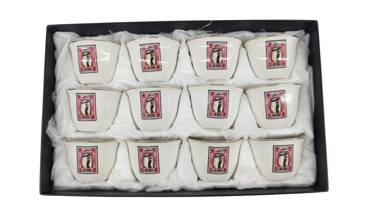 Eid Al Etihad 12 Pieces Fine Ceramic Cawa Cup Set in Glossy White Color – Perfect for Eid Celebrations & Gatherings - Al Kabayel Discount CentreEid Al Etihad 12 Pieces Fine Ceramic Cawa Cup Set in Glossy White Color – Perfect for Eid Celebrations & GatheringsTea SetsEID AL ETHIHADAl Kabayel Discount Centre