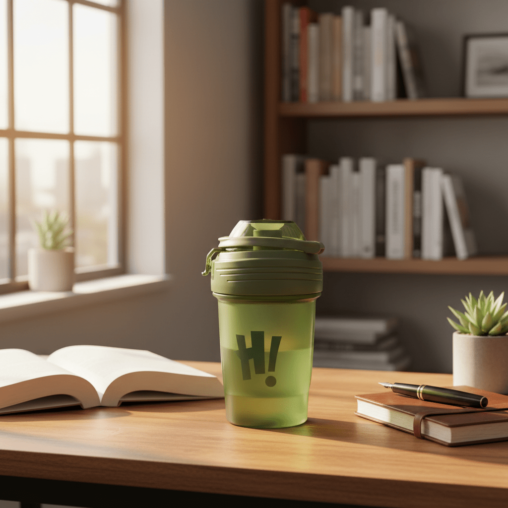 Elegant Green Plastic Drinking Bottle with Modern H! Print Pattern – 350 ml - Al Kabayel Discount CentreElegant Green Plastic Drinking Bottle with Modern H! Print Pattern – 350 mlWater BottlesAKDCAl Kabayel Discount Centre
