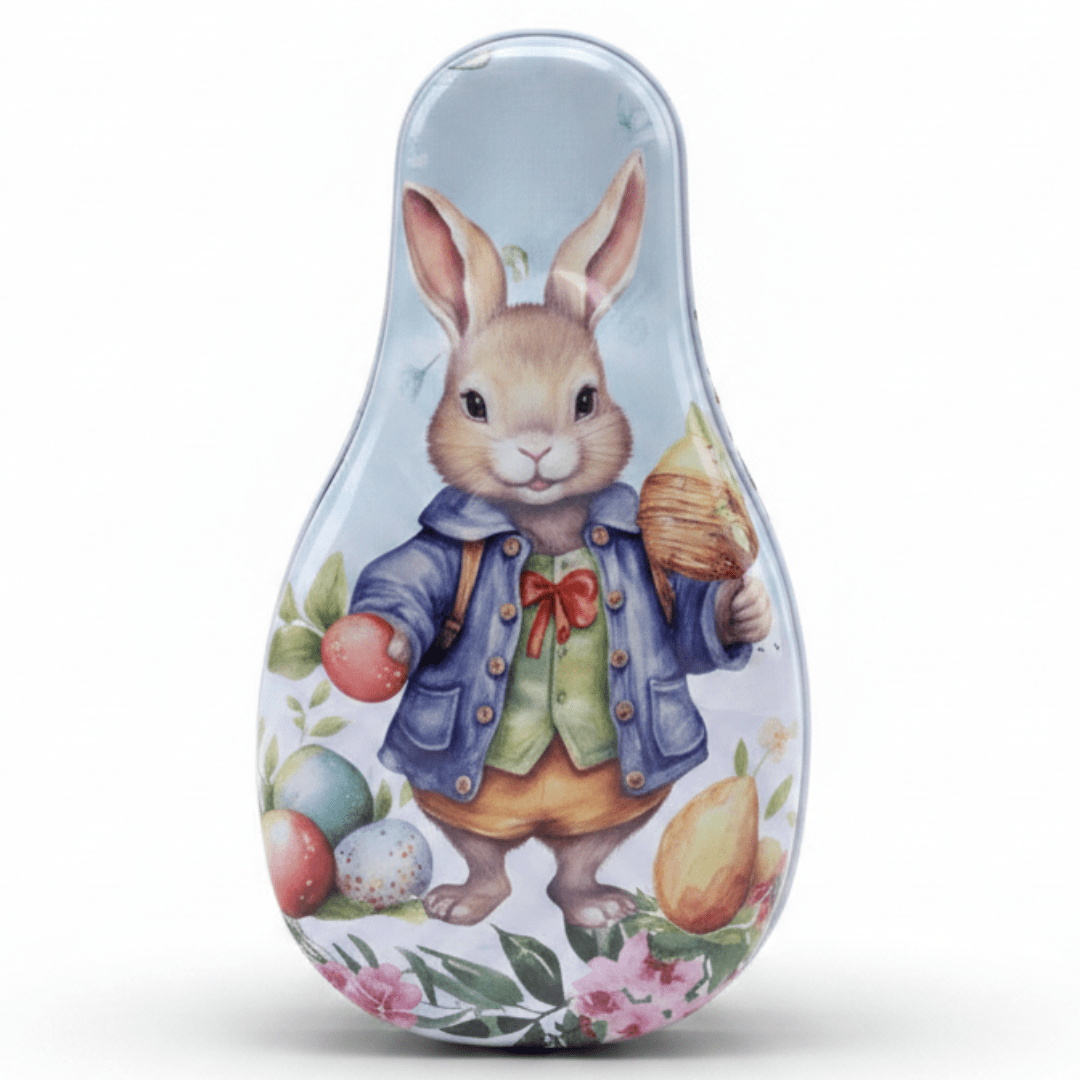 Elegant Metal Candy Box with Rabbit Design | Decorative Gift Tin | 12cm - Al Kabayel Discount CentreElegant Metal Candy Box with Rabbit Design | Decorative Gift Tin | 12cmJars & Food SaversAKDCAl Kabayel Discount Centre