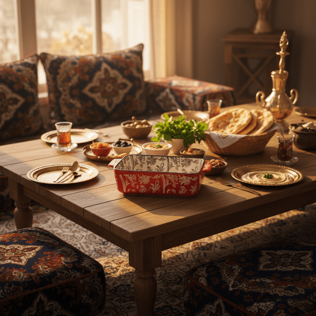 Elegant Red and White Ceramic Baking Dish – Durable Oven - to - Table Cookware (21×15 cm) - Al Kabayel Discount CentreElegant Red and White Ceramic Baking Dish – Durable Oven - to - Table Cookware (21×15 cm)Roasting PansAKDCAl Kabayel Discount Centre