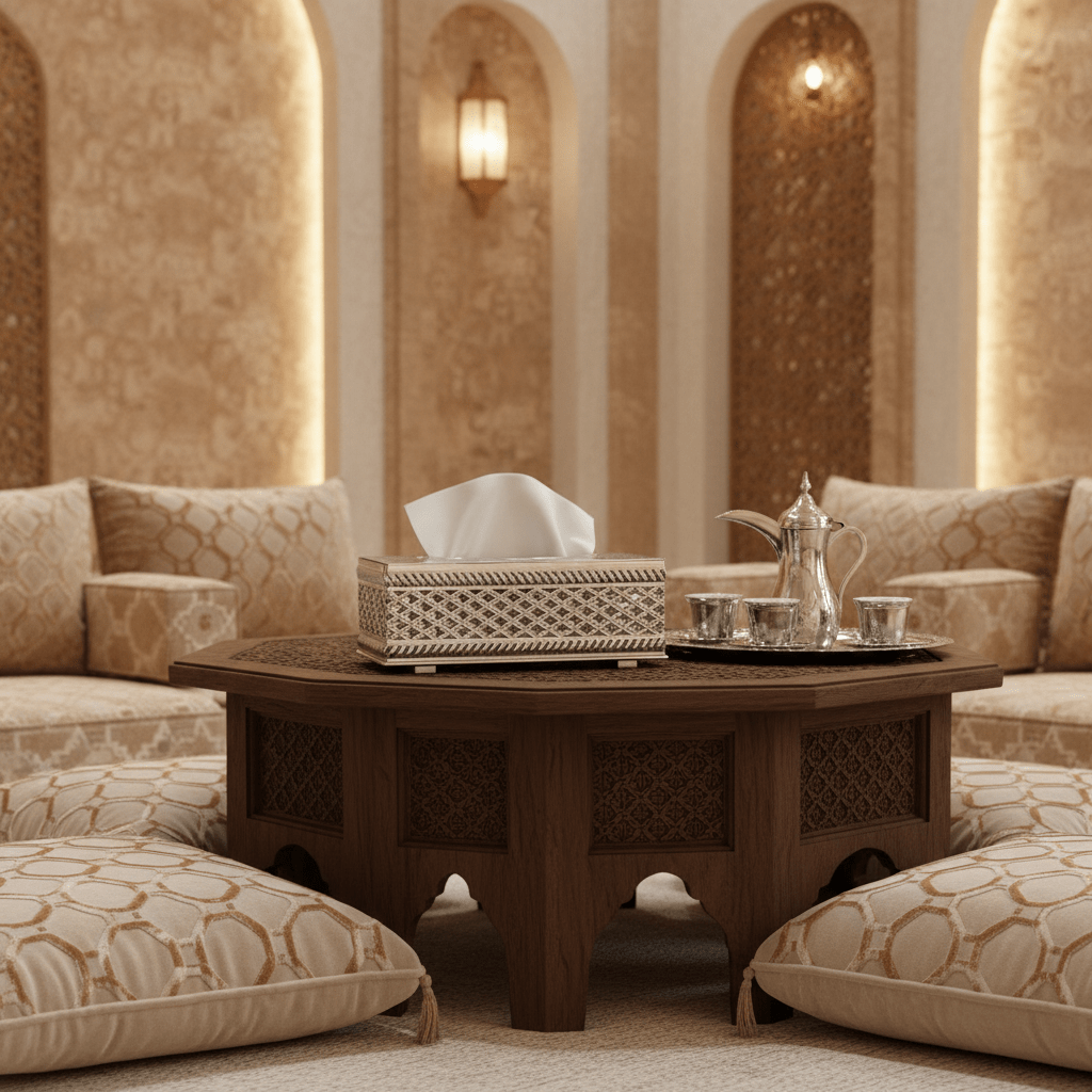 Elegant Silver Metal Tissue Box with Premium Modern Decorative Design – Luxury Tissue Holder for Living Room Office and Majlis 22×12 cm - Al Kabayel Discount CentreElegant Silver Metal Tissue Box with Premium Modern Decorative Design – Luxury Tissue Holder for Living Room Office and Majlis 22×12 cmNapkin Holders & Tissue BoxAKDCAl Kabayel Discount Centre