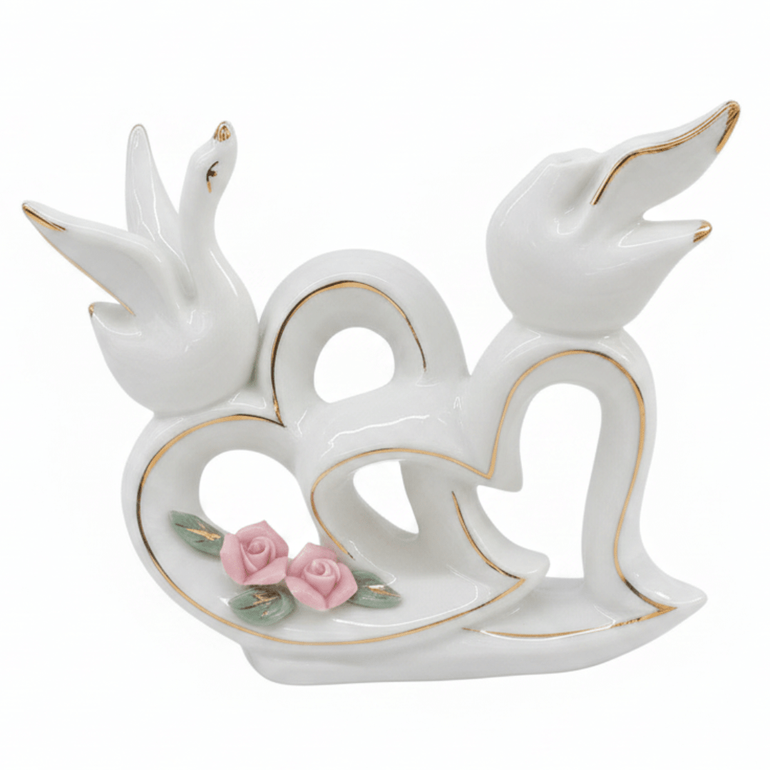 Elegant White Ceramic Swan Table Ornament with Artistic Flower Design for Home Décor – 12×10cm - Al Kabayel Discount CentreElegant White Ceramic Swan Table Ornament with Artistic Flower Design for Home Décor – 12×10cmHome Décor AccentsAKDCAl Kabayel Discount Centre