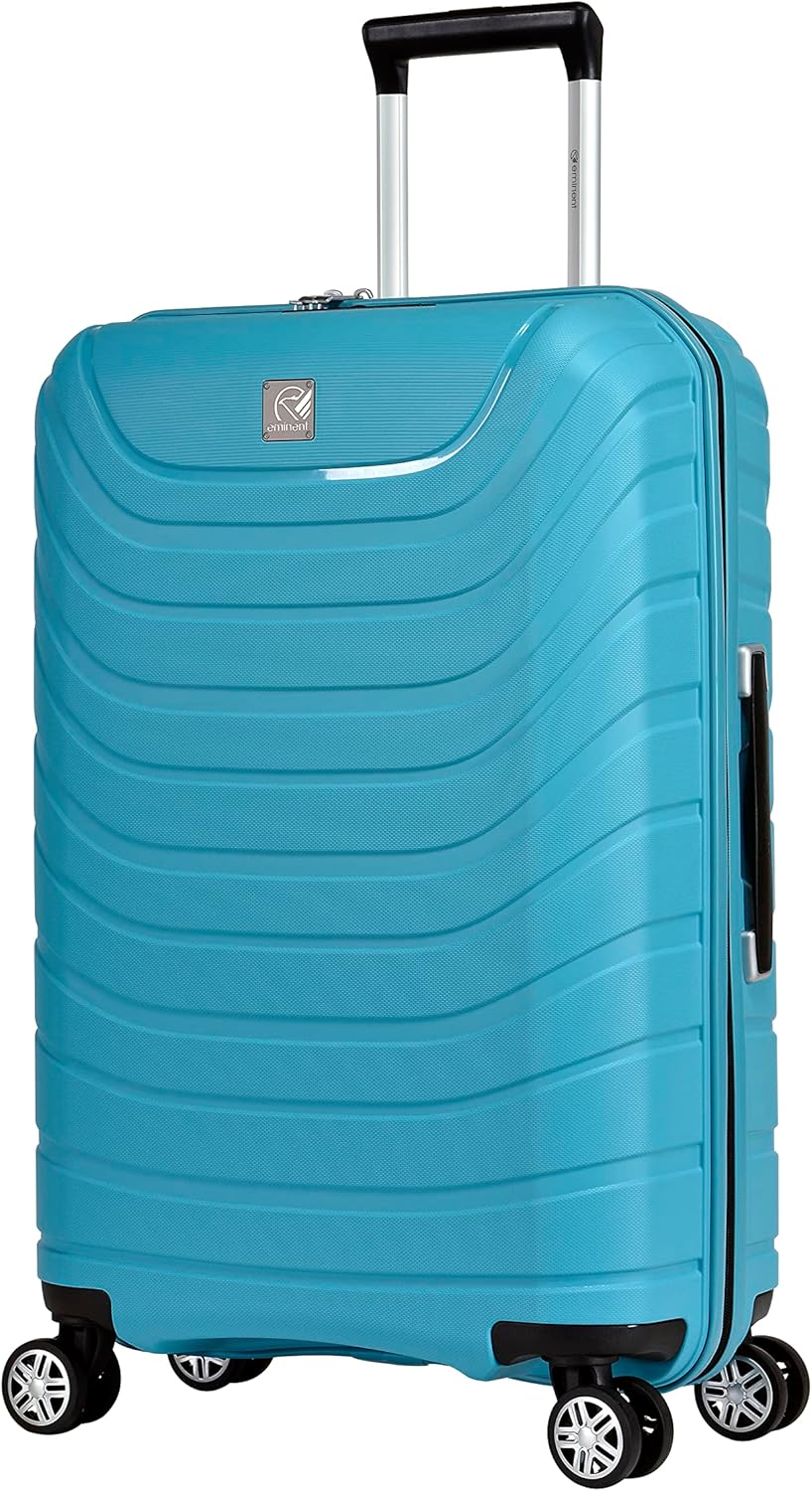 Eminent B0011 Hard - Shell Polypropylene Luggage – Lightweight Quiet - Wheel Suitcase with TSA Lock, Light Blue, 24 - Inch - Al Kabayel Discount CentreEminent B0011 Hard - Shell Polypropylene Luggage – Lightweight Quiet - Wheel Suitcase with TSA Lock, Light Blue, 24 - InchCabin LuggageEMINENTAl Kabayel Discount Centre