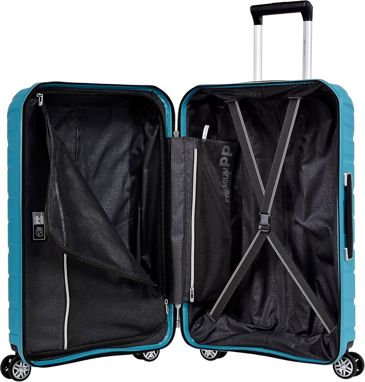 Eminent B0011 Hard - Shell Polypropylene Luggage – Lightweight Quiet - Wheel Suitcase with TSA Lock, Light Blue, 24 - Inch - Al Kabayel Discount CentreEminent B0011 Hard - Shell Polypropylene Luggage – Lightweight Quiet - Wheel Suitcase with TSA Lock, Light Blue, 24 - InchCabin LuggageEMINENTAl Kabayel Discount Centre