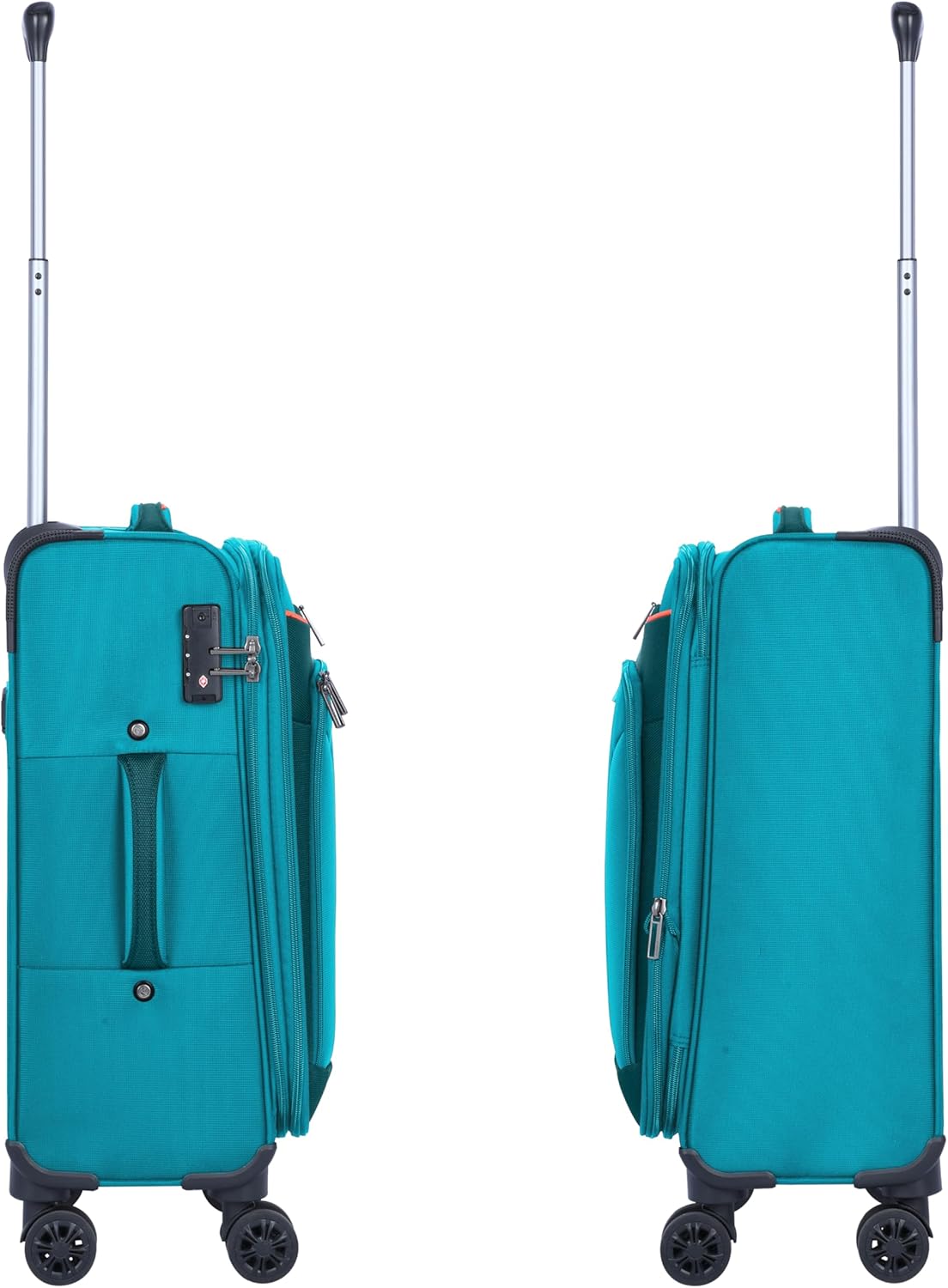 Eminent E788SZ Lightweight Soft Luggage – Expandable Polyester Suitcase with 4 Double Spinner Wheels & TSA Lock, Green, 24 - Inch - Al Kabayel Discount CentreEminent E788SZ Lightweight Soft Luggage – Expandable Polyester Suitcase with 4 Double Spinner Wheels & TSA Lock, Green, 24 - InchCabin LuggageEMINENTAl Kabayel Discount Centre