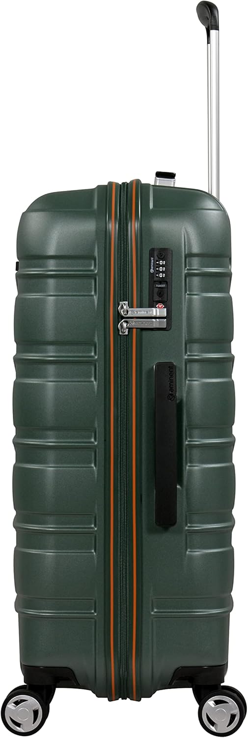 Eminent KJ95 Polycarbonate Glam Hard Case – Lightweight Checked Luggage with Quiet Spinner Wheels & TSA Lock, Mallard Green, 24 - Inch - Al Kabayel Discount CentreEminent KJ95 Polycarbonate Glam Hard Case – Lightweight Checked Luggage with Quiet Spinner Wheels & TSA Lock, Mallard Green, 24 - InchCabin LuggageEMINENTAl Kabayel Discount Centre