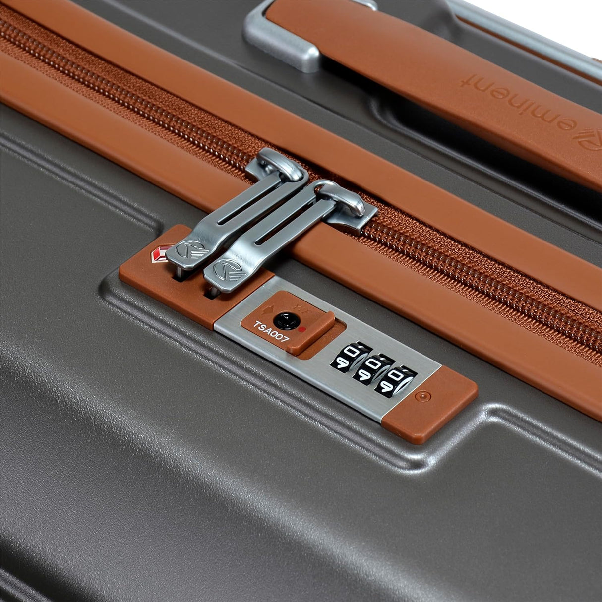 Eminent KK10 Makrolon Fashion Checked Suitcase – Smooth Double Spinner Wheels & TSA Lock, Gold Grey, 24 - Inch - Al Kabayel Discount CentreEminent KK10 Makrolon Fashion Checked Suitcase – Smooth Double Spinner Wheels & TSA Lock, Gold Grey, 24 - InchCabin LuggageEMINENTAl Kabayel Discount Centre