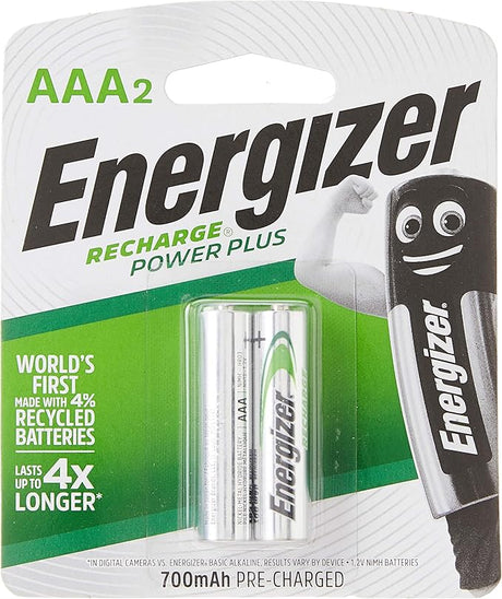 ENERGIZER AAA Rechargeable Battery 700mAh, Pack of 2 - Al Kabayel Discount CentreENERGIZER AAA Rechargeable Battery 700mAh, Pack of 2BatteriesENERGIZERAl Kabayel Discount Centre