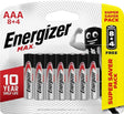 ENERGIZER MAX AAA Alkaline Battery 1.5V, Pack of 8+4 - Al Kabayel Discount CentreENERGIZER MAX AAA Alkaline Battery 1.5V, Pack of 8+4BatteriesENERGIZERAl Kabayel Discount Centre