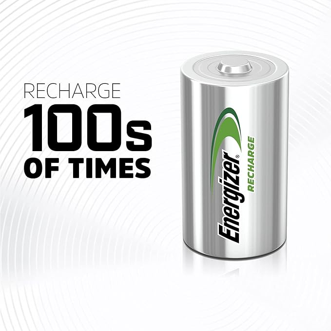 ENERGIZER Type D Rechargeable Battery 2500mAh, Pack of 2 - Al Kabayel Discount CentreENERGIZER Type D Rechargeable Battery 2500mAh, Pack of 2BatteriesENERGIZERAl Kabayel Discount Centre