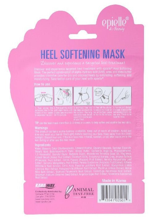 Epielle Heel Softening Mask 1 Pair - Al Kabayel Discount CentreEpielle Heel Softening Mask 1 PairPersonal Care & Styling ToolsEPIELLEAl Kabayel Discount Centre