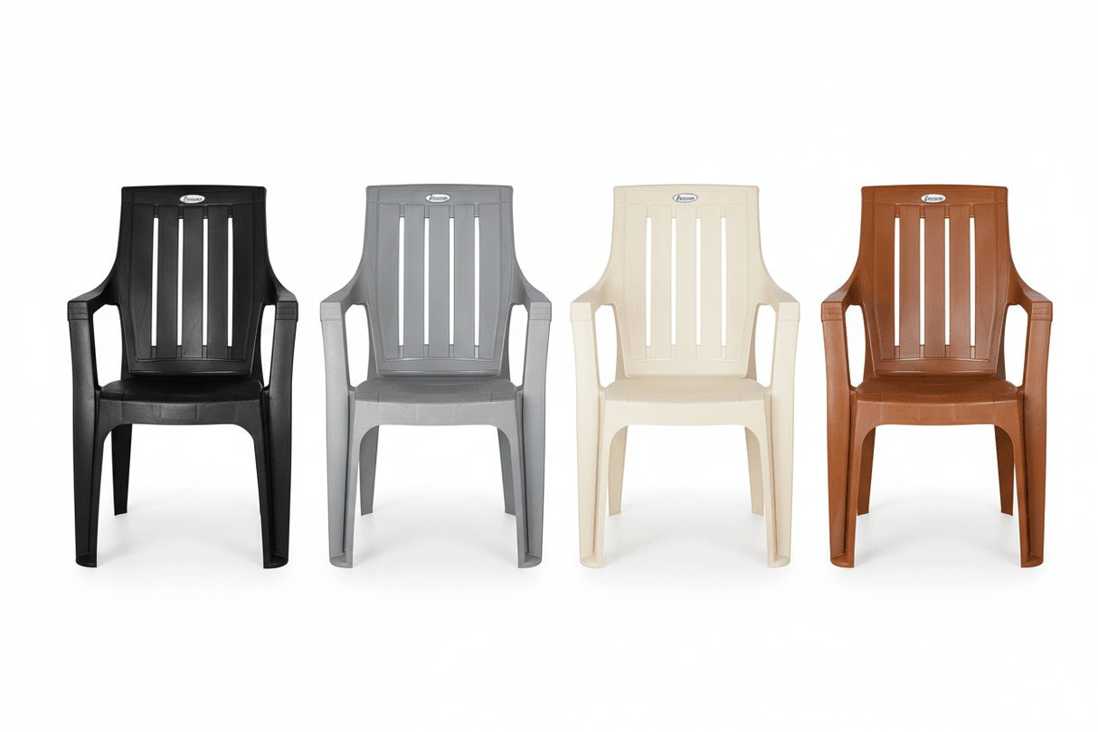 Escube Neptune Plastic Chair 38D x 38W x 55H centimeters, Assorted Color - Al Kabayel Discount CentreEscube Neptune Plastic Chair 38D x 38W x 55H centimeters, Assorted ColorChairsESCUBEAl Kabayel Discount Centre