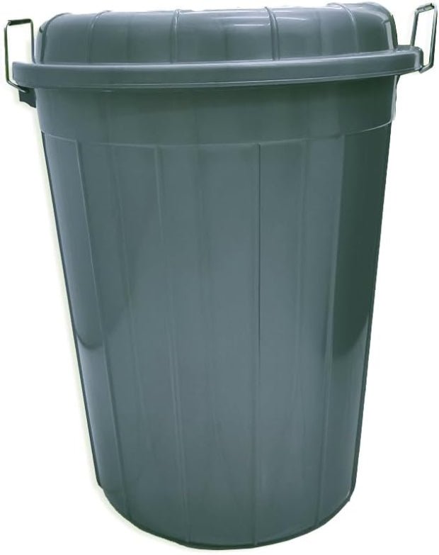 Esqube Plastic Drum Bucket With Lid - 40Liter - Gray - Al Kabayel Discount CentreEsqube Plastic Drum Bucket With Lid - 40Liter - GrayOrganizers & AccessoriesESQUBEAl Kabayel Discount Centre