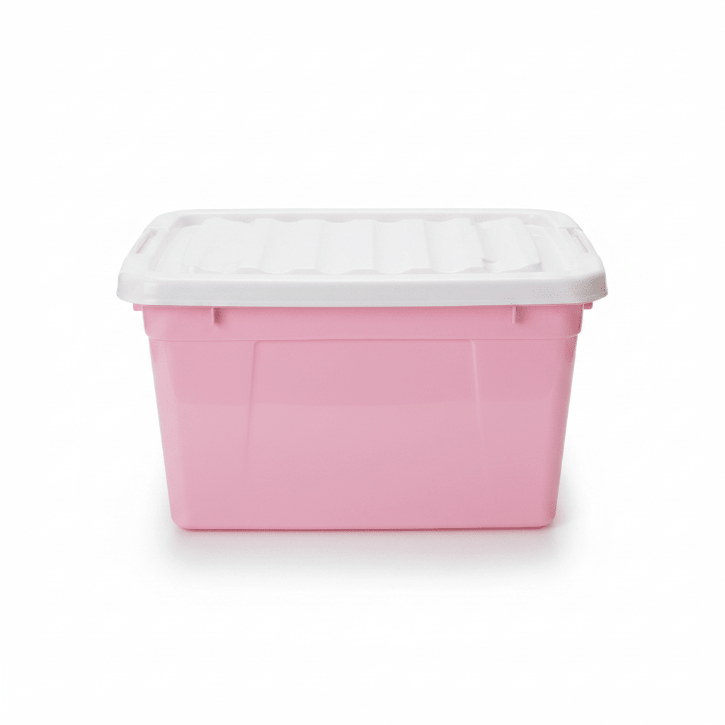 Esqube Plastic Storage Box with Lid & Handle – 25 Litre - Grey / Light Blue / Pink / Sage Green - Al Kabayel Discount CentreEsqube Plastic Storage Box with Lid & Handle – 25 Litre - Grey / Light Blue / Pink / Sage GreenOrganizers & AccessoriesESQUBEAl Kabayel Discount Centre