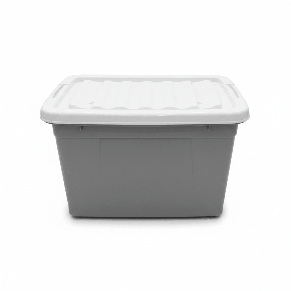 Esqube Plastic Storage Box with Lid & Handle – 25 Litre - Grey / Light Blue / Pink / Sage Green - Al Kabayel Discount CentreEsqube Plastic Storage Box with Lid & Handle – 25 Litre - Grey / Light Blue / Pink / Sage GreenOrganizers & AccessoriesESQUBEAl Kabayel Discount Centre