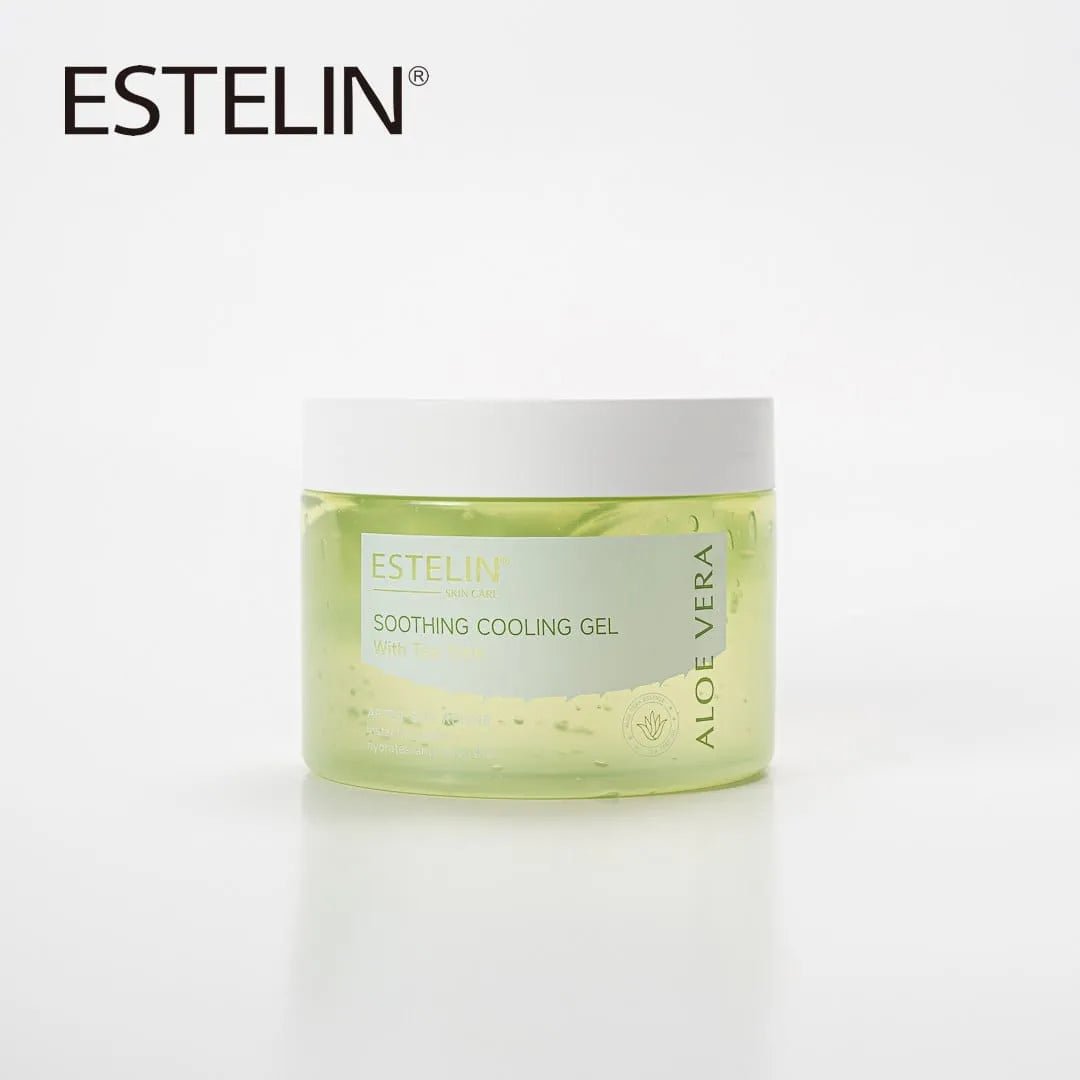 Estelin Soothing Cooling Gel with Tea Tree & Aloe Vera – 300g - Al Kabayel Discount CentreEstelin Soothing Cooling Gel with Tea Tree & Aloe Vera – 300gSkin CareESTELINAl Kabayel Discount Centre