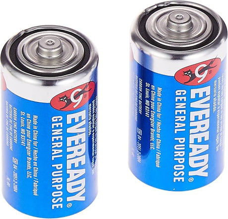 EVEREADY Type C Carbon Zinc Battery 1.5V, Pack of 2 - Al Kabayel Discount CentreEVEREADY Type C Carbon Zinc Battery 1.5V, Pack of 2BatteriesEVEREADYAl Kabayel Discount Centre