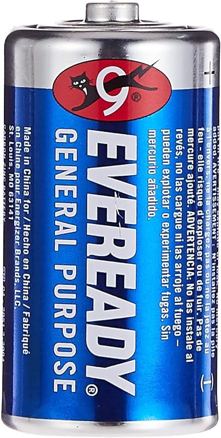 EVEREADY Type C Carbon Zinc Battery 1.5V, Pack of 2 - Al Kabayel Discount CentreEVEREADY Type C Carbon Zinc Battery 1.5V, Pack of 2BatteriesEVEREADYAl Kabayel Discount Centre