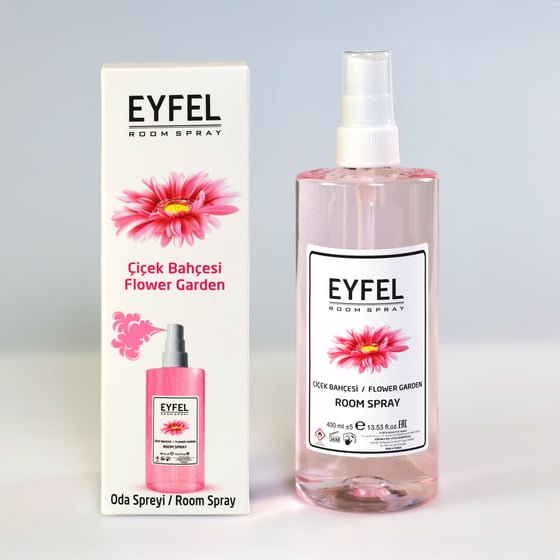 Eyfel Cicek Bahcesi Flower Garden Room Freshner Spray 400Ml - Al Kabayel Discount CentreEyfel Cicek Bahcesi Flower Garden Room Freshner Spray 400MlHome FragrancesEYFELAl Kabayel Discount Centre