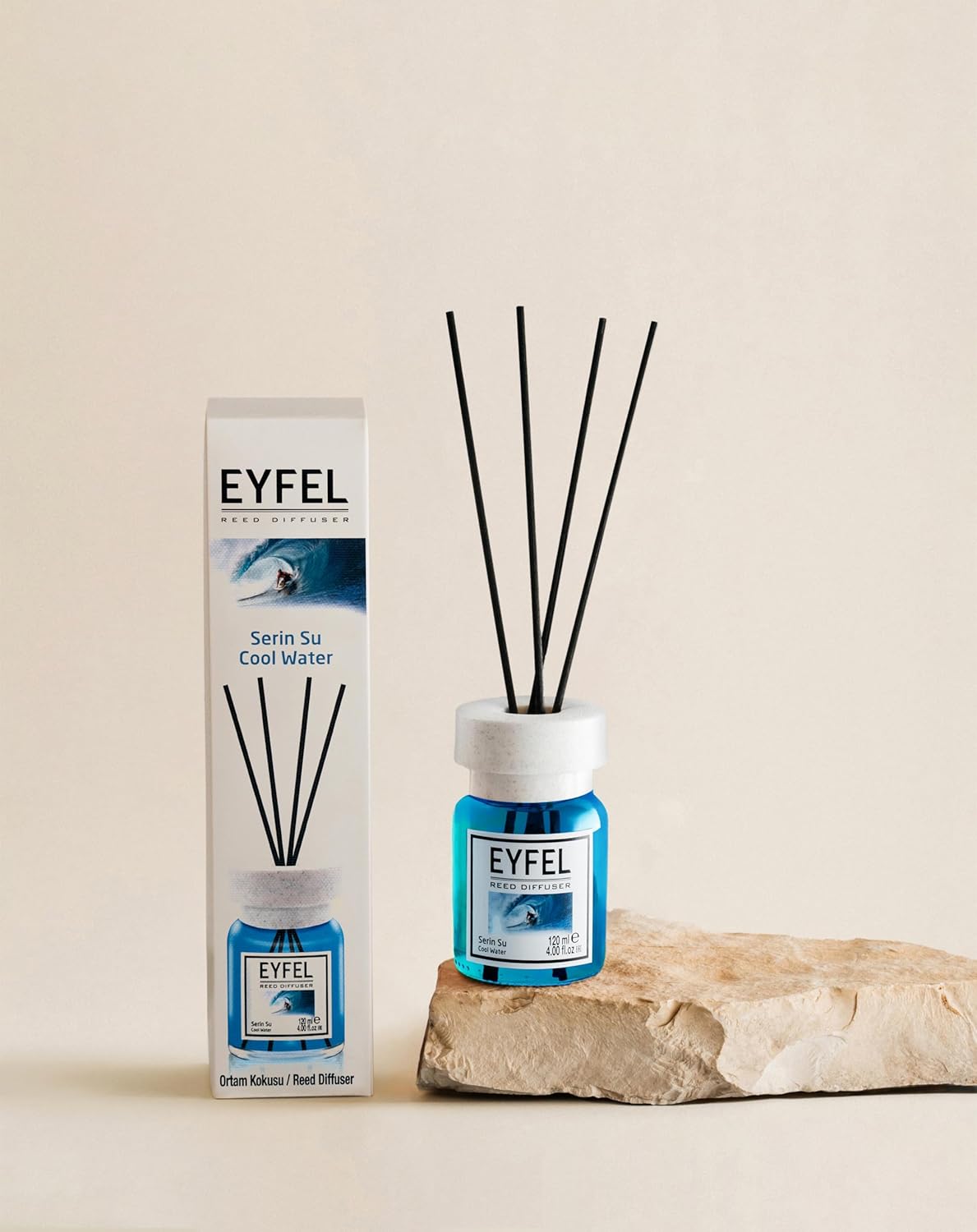 EYFEL Reed Diffuser - Cool Water 120 ml - Al Kabayel Dicount CenterEYFEL Reed Diffuser - Cool Water 120 mlHome FragranceseyfelAl Kabayel Dicount Center