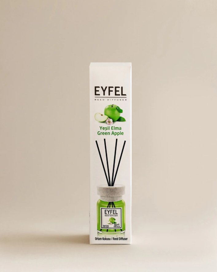 EYFEL REED DIFFUSER - GREEN APPLE 120ML - Al Kabayel Dicount CenterEYFEL REED DIFFUSER - GREEN APPLE 120MLHome FragranceseyfelAl Kabayel Dicount Center