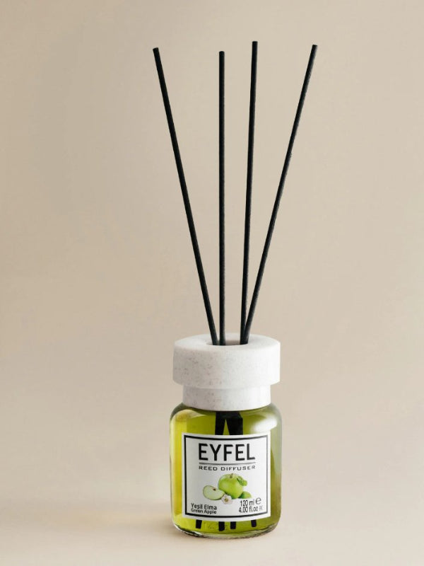 EYFEL REED DIFFUSER - GREEN APPLE 120ML - Al Kabayel Dicount CenterEYFEL REED DIFFUSER - GREEN APPLE 120MLHome FragranceseyfelAl Kabayel Dicount Center