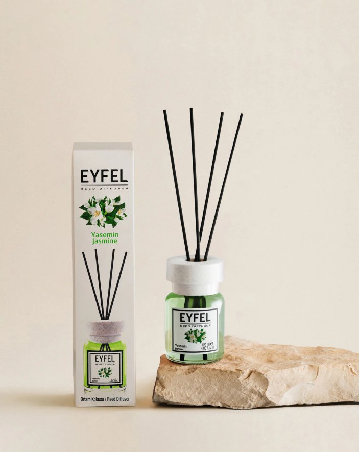 EYFEL REED DIFFUSER - JASMINE 120ML - Al Kabayel Dicount CenterEYFEL REED DIFFUSER - JASMINE 120MLHome FragranceseyfelAl Kabayel Dicount Center