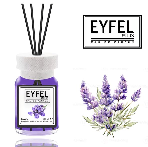 EYFEL REED DIFFUSER - LAVENDER 120ML - Al Kabayel Dicount CenterEYFEL REED DIFFUSER - LAVENDER 120MLHome FragranceseyfelAl Kabayel Dicount Center