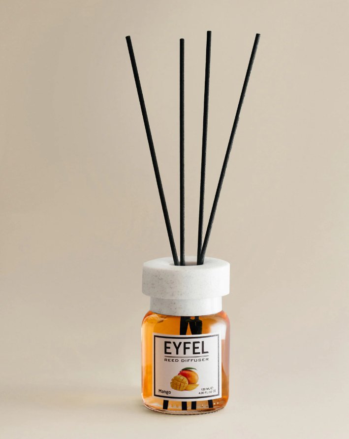 EYFEL Reed Diffuser - Mango 120 ml - Al Kabayel Dicount CenterEYFEL Reed Diffuser - Mango 120 mlHome FragranceseyfelAl Kabayel Dicount Center