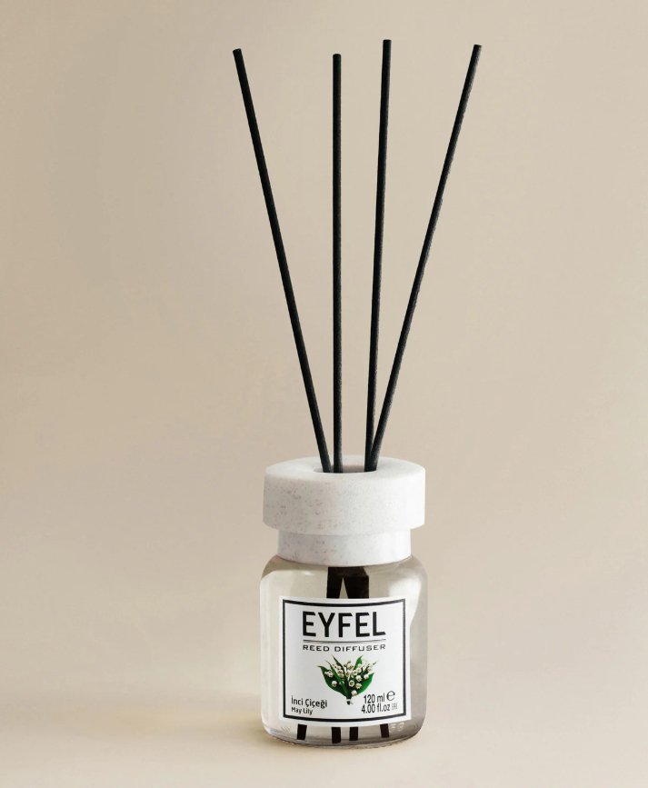 EYFEL REED DIFFUSER - MAY LILY 120ML - Al Kabayel Dicount CenterEYFEL REED DIFFUSER - MAY LILY 120MLHome FragranceseyfelAl Kabayel Dicount Center