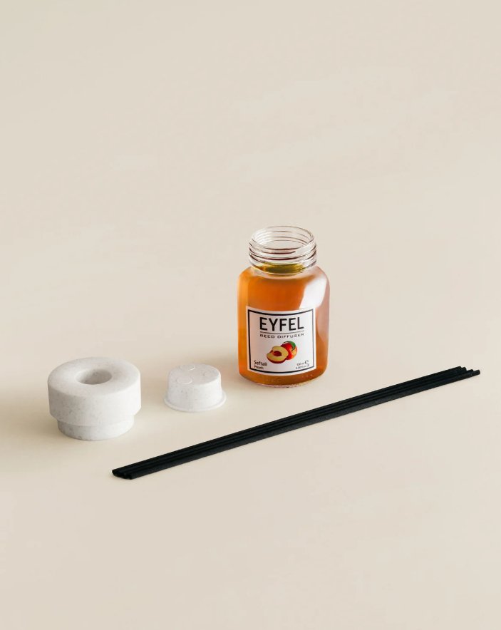 EYFEL Reed Diffuser - Peach 120 ml - Al Kabayel Dicount CenterEYFEL Reed Diffuser - Peach 120 mlHome FragranceseyfelAl Kabayel Dicount Center