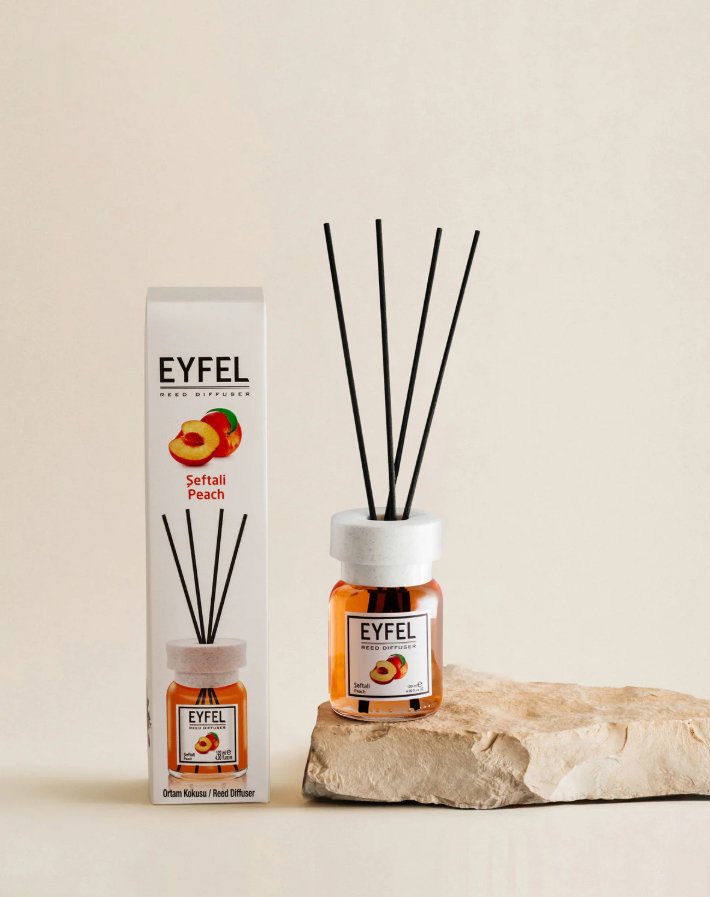 EYFEL Reed Diffuser - Peach 120 ml - Al Kabayel Dicount CenterEYFEL Reed Diffuser - Peach 120 mlHome FragranceseyfelAl Kabayel Dicount Center
