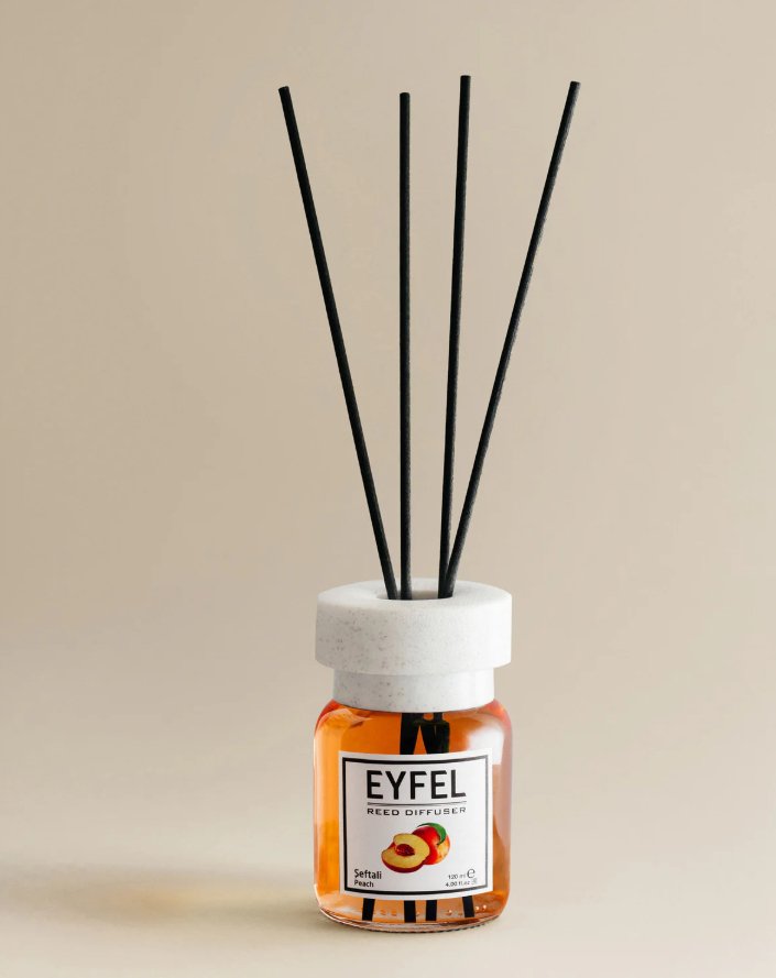 EYFEL Reed Diffuser - Peach 120 ml - Al Kabayel Dicount CenterEYFEL Reed Diffuser - Peach 120 mlHome FragranceseyfelAl Kabayel Dicount Center
