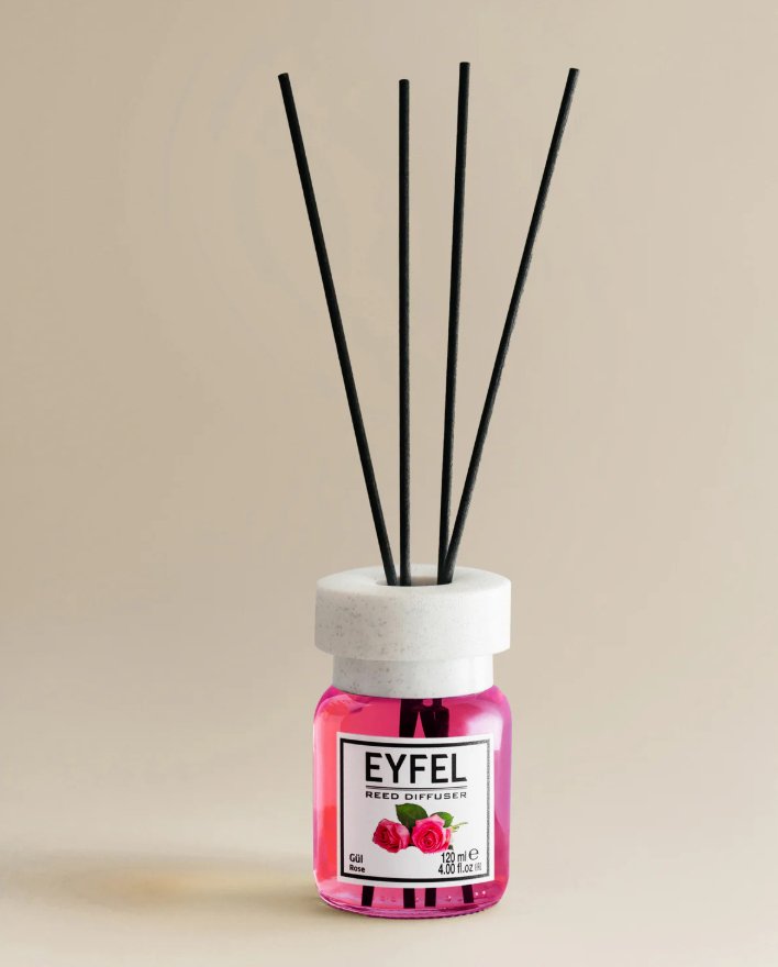 EYFEL REED DIFFUSER - ROSE 120ML - Al Kabayel Dicount CenterEYFEL REED DIFFUSER - ROSE 120MLHome FragranceseyfelAl Kabayel Dicount Center