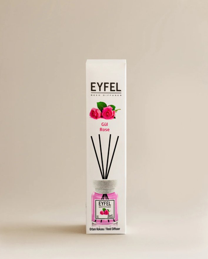 EYFEL REED DIFFUSER - ROSE 120ML - Al Kabayel Dicount CenterEYFEL REED DIFFUSER - ROSE 120MLHome FragranceseyfelAl Kabayel Dicount Center