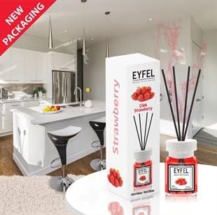 EYFEL Reed Diffuser - Strawberry 120 ml - Al Kabayel Dicount CenterEYFEL Reed Diffuser - Strawberry 120 mlHome FragranceseyfelAl Kabayel Dicount Center