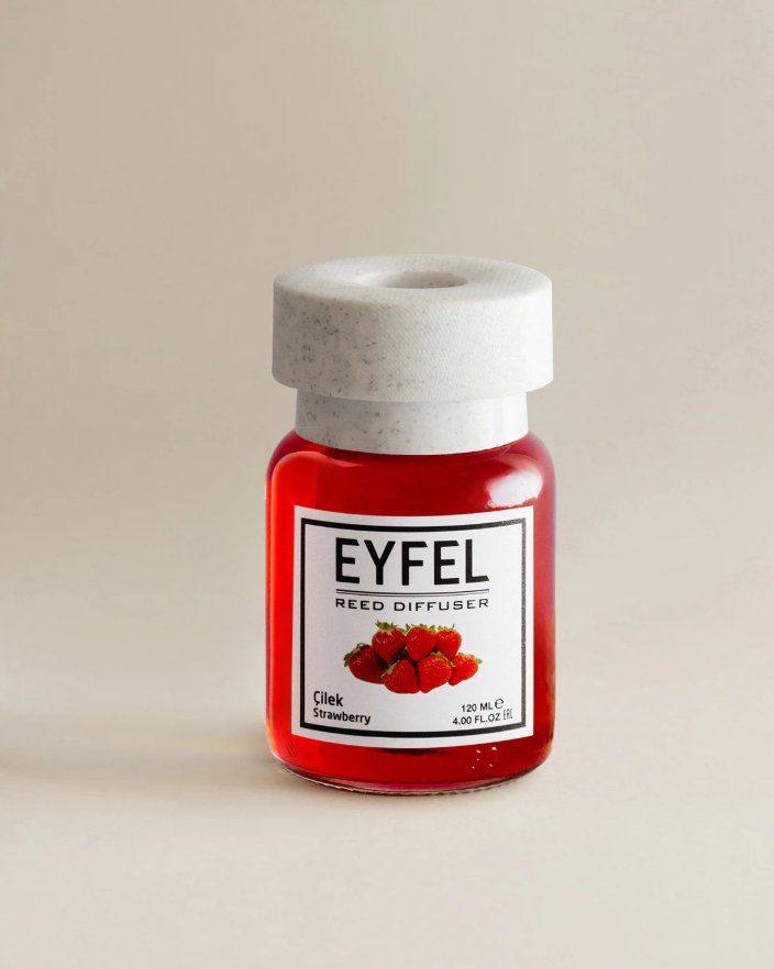 EYFEL Reed Diffuser - Strawberry 120 ml - Al Kabayel Dicount CenterEYFEL Reed Diffuser - Strawberry 120 mlHome FragranceseyfelAl Kabayel Dicount Center