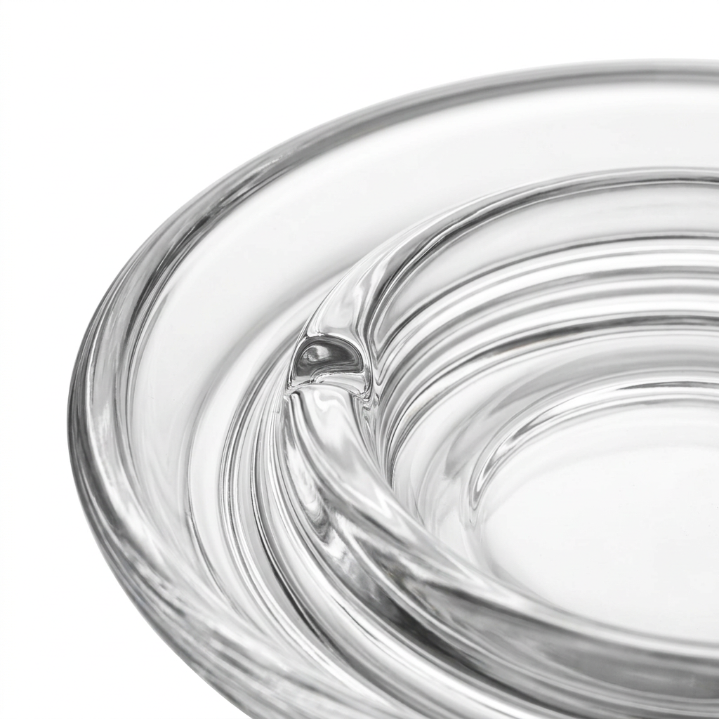 Blinkmax Round Glass Ashtray - 16cm