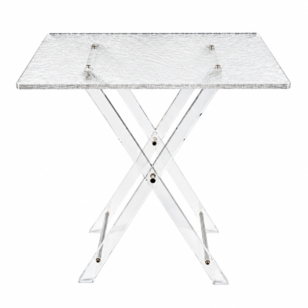 Pilsco Acrylic Folding Table 4 Piece Set - 50×50×40cm