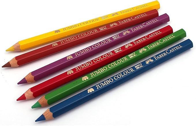 Faber - Castell 111606 Jumbo Color Pencil 6 - Pieces - Al Kabayel Discount CentreFaber - Castell 111606 Jumbo Color Pencil 6 - PiecesColor PencilsFABER - CASTELLAl Kabayel Discount Centre