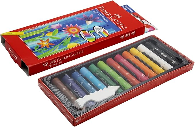 Faber - Castell 12 - Piece Oil Pastels Set Multicolour - Al Kabayel Discount CentreFaber - Castell 12 - Piece Oil Pastels Set MulticolourPaintbrushes & Painting ToolsFABER - CASTELLAl Kabayel Discount Centre
