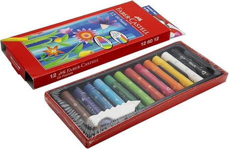 Faber - Castell 12 - Piece Oil Pastels Set Multicolour - Al Kabayel Discount CentreFaber - Castell 12 - Piece Oil Pastels Set MulticolourPaintbrushes & Painting ToolsFABER - CASTELLAl Kabayel Discount Centre