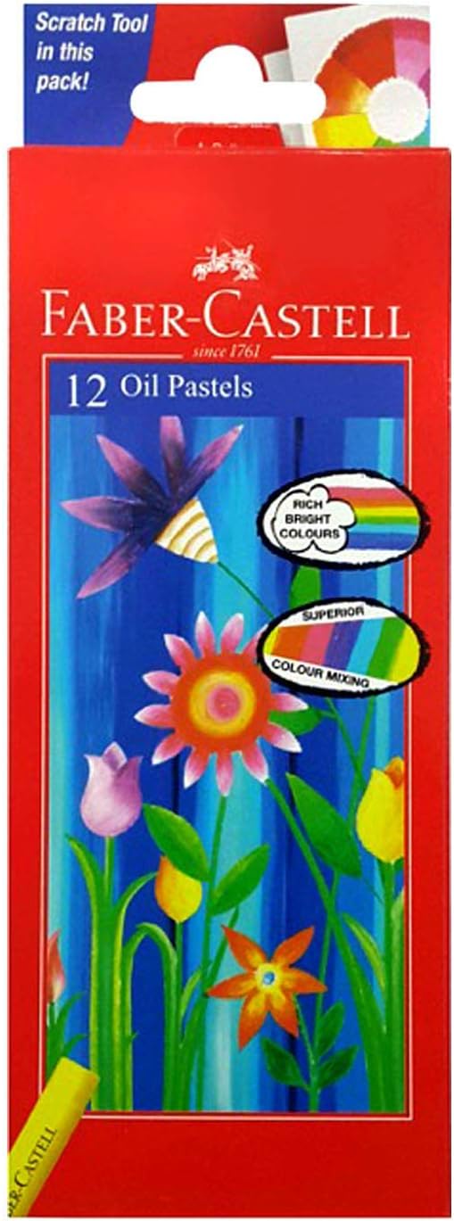 Faber - Castell 12 - Piece Oil Pastels Set Multicolour - Al Kabayel Discount CentreFaber - Castell 12 - Piece Oil Pastels Set MulticolourPaintbrushes & Painting ToolsFABER - CASTELLAl Kabayel Discount Centre