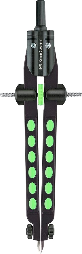 Faber - Castell 174335 - Quick Adjustment Compass, Factory Neon, Assorted Colors - Al Kabayel Discount CentreFaber - Castell 174335 - Quick Adjustment Compass, Factory Neon, Assorted ColorsRulers & Math SetsFABER - CASTELLAl Kabayel Discount Centre